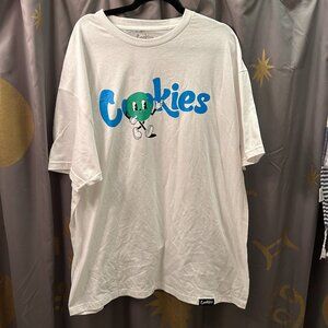 New Cookies SF Men's Weed T-Shirt 2XL NWT‎ Discontinued Style Cookie Cartoon
